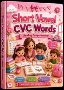 Short Vowel CVC Words Reading Comprehension