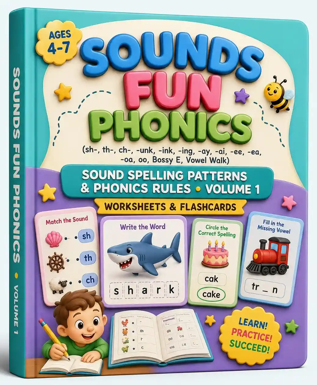 Sounds Fun Phonics-Workbook Vol 1